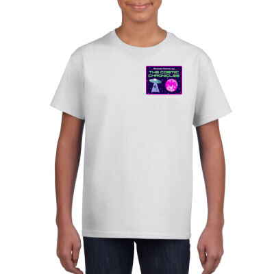 Cosmic Chronicles  White - Youth Tee (Same Day) Thumbnail