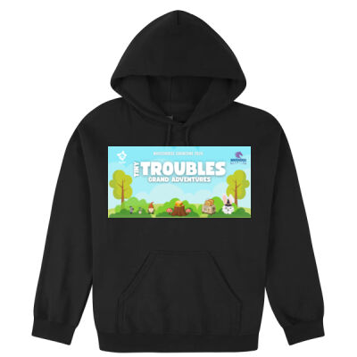 Tiny Troubles - Adult Hoodie BLACK Thumbnail